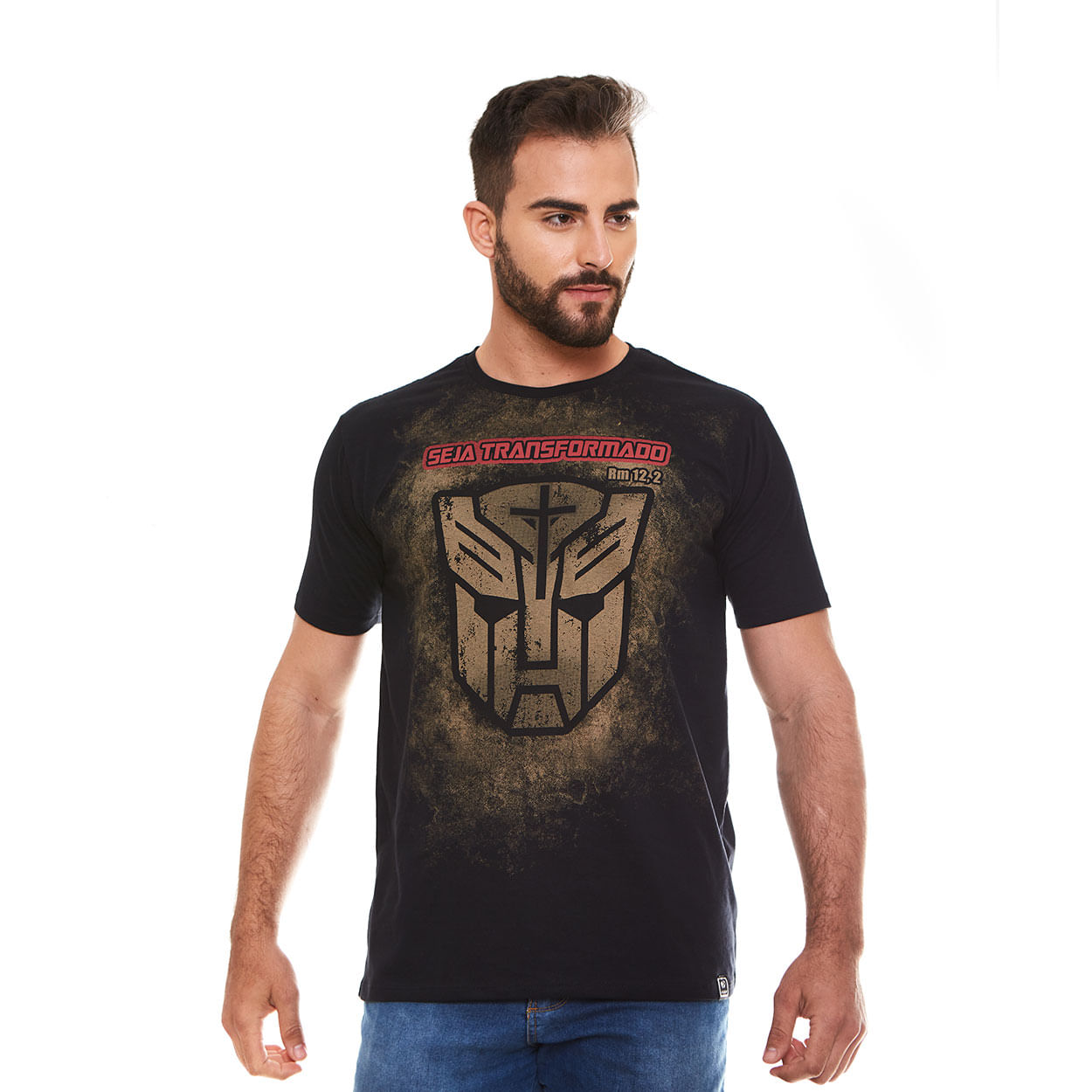 Camiseta Seja transformado Rm 12,2 MS9356 - Preto  