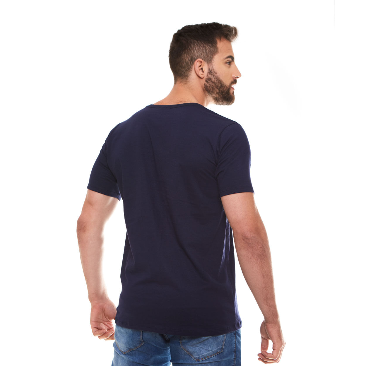 Camiseta Seja transformado Rm 12,2 MS9356 - Azul Marinho  