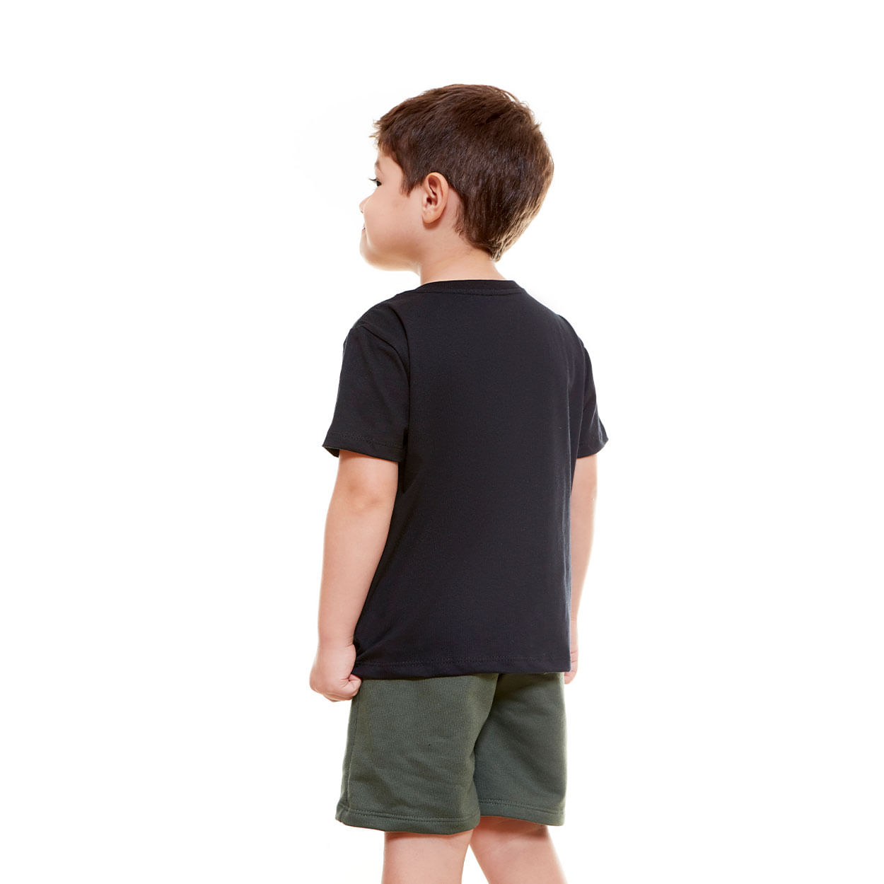 Conjunto infantil Exército de Deus AKJ9615 - Preto / Verde  