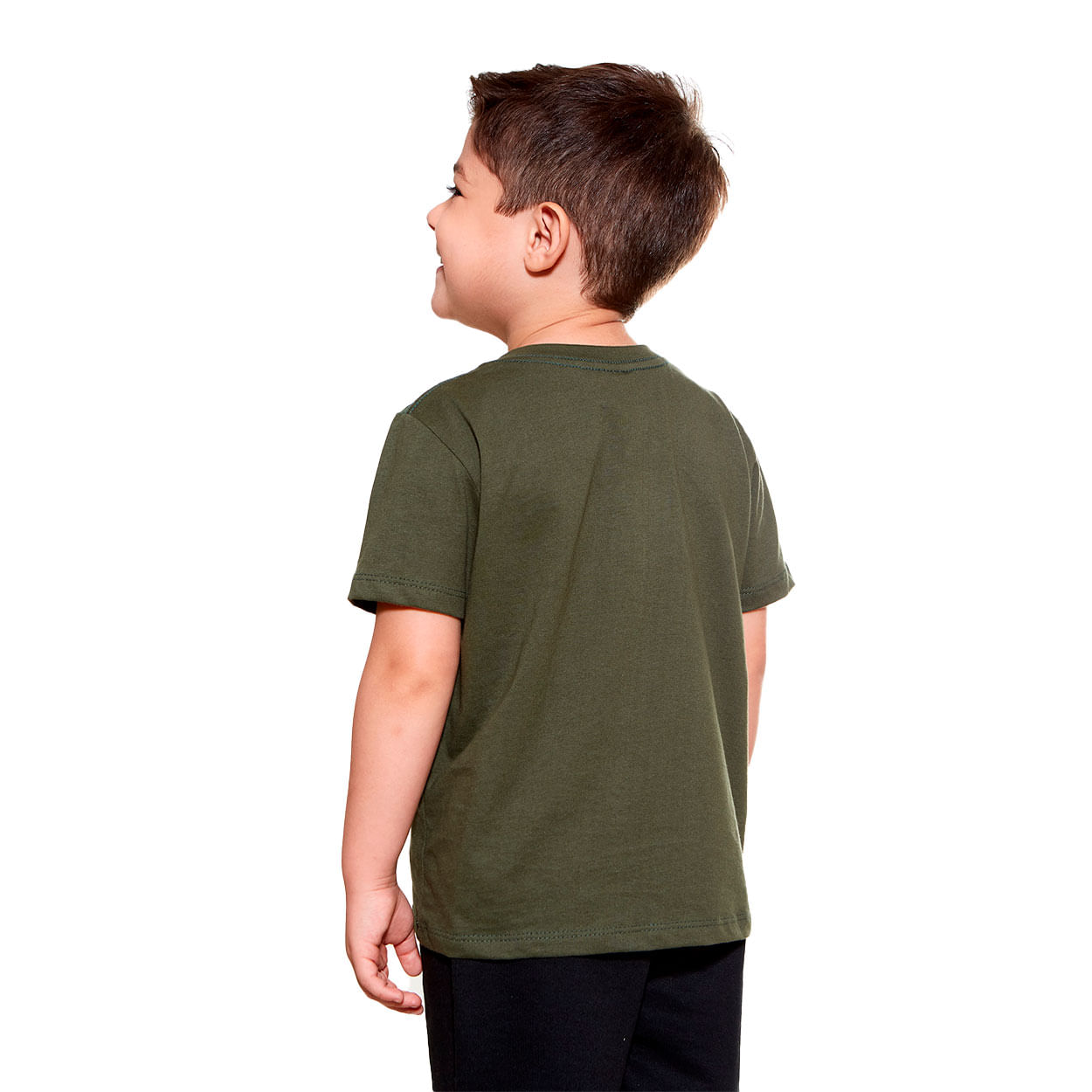 Conjunto infantil Exército de Deus AKJ9615 - Verde / Preto  