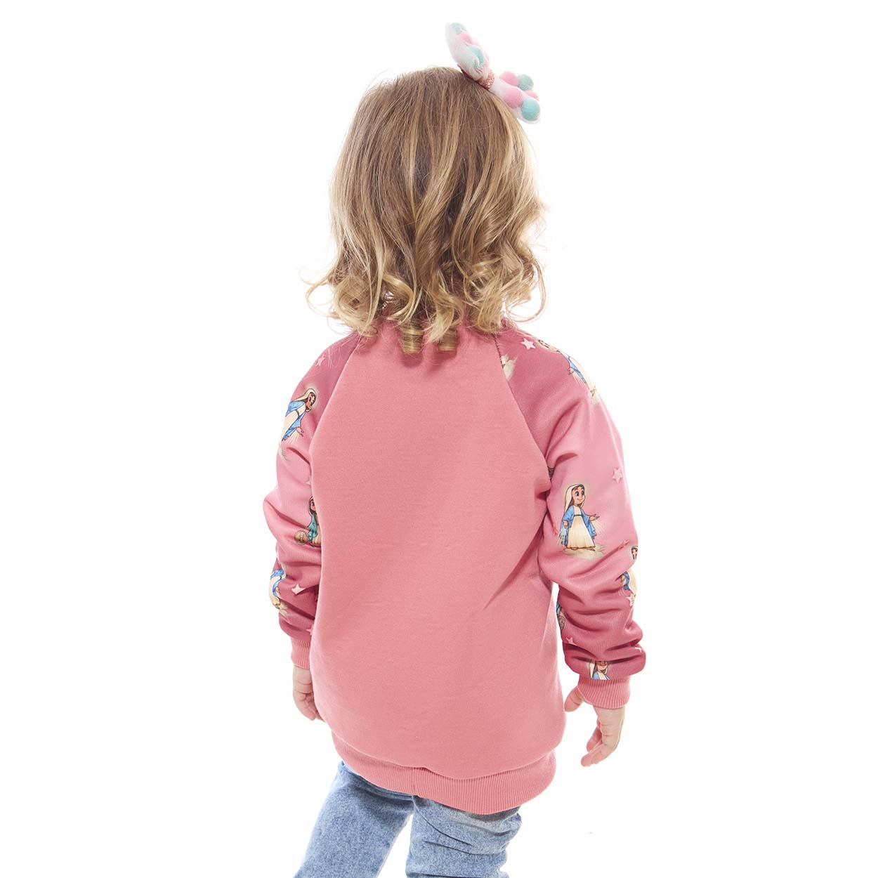 Moletom infantil Feminino Gracinha DV11076 - Rosa  