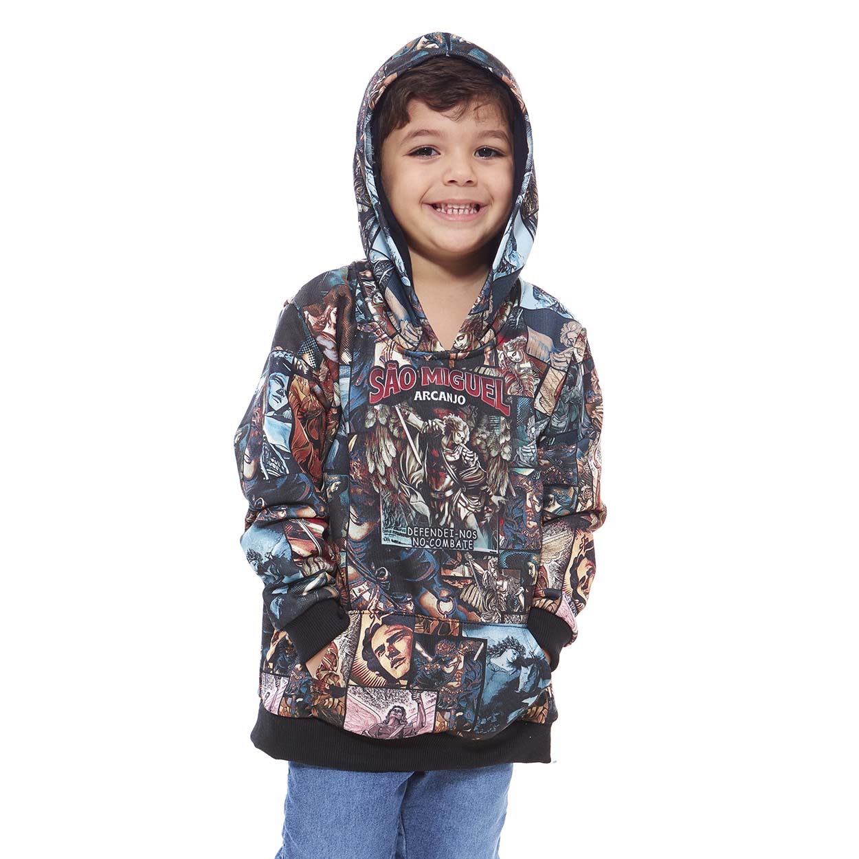 Estampado  - Moletom infantil São Miguel Arcanjo Unissex DV11182