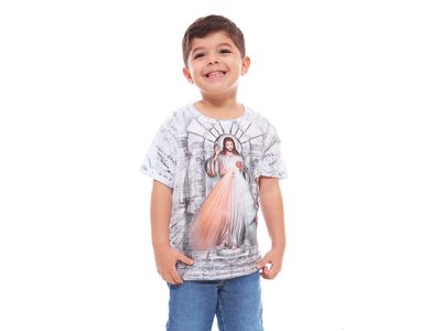 Camiseta infantil Jesus Misericordioso Unissex DV9890 - OUTLET