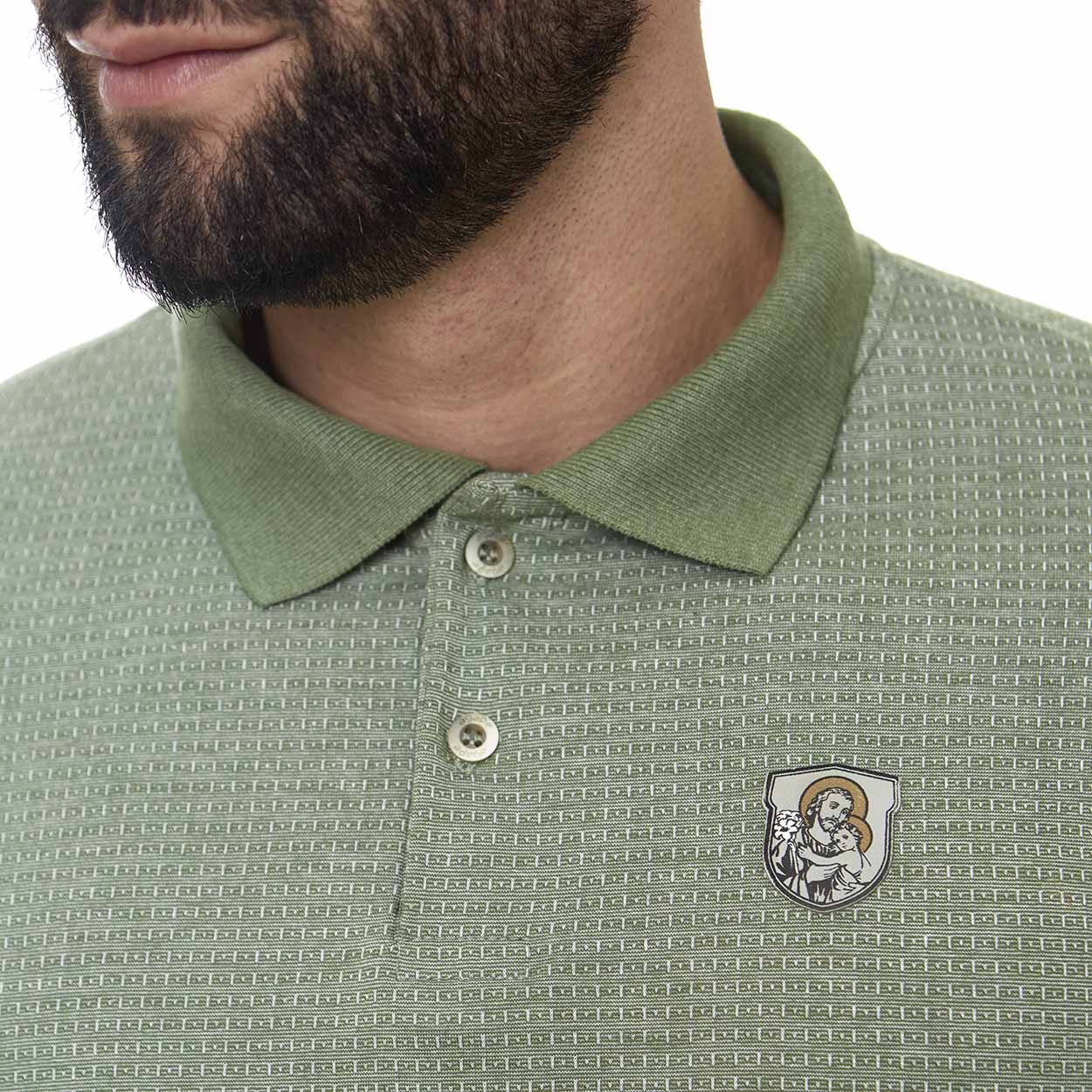 Camiseta Gola Polo São José GMP11433 - OUTLET - Verde  