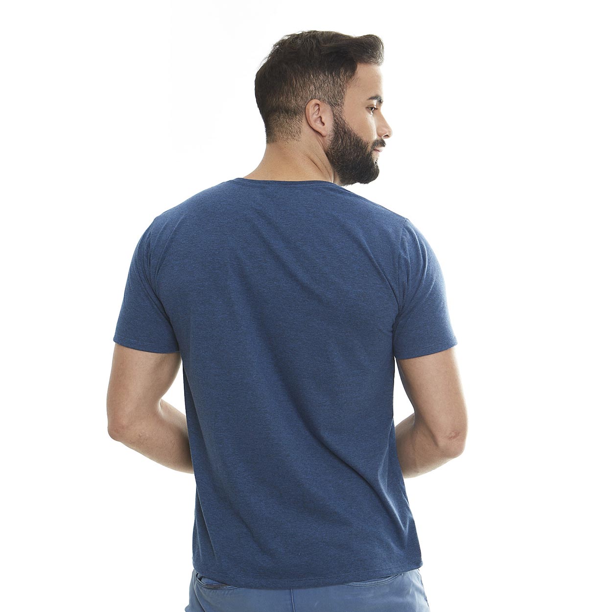 Camiseta Pai e Filho e Espírito Santo MS11395 - Azul  