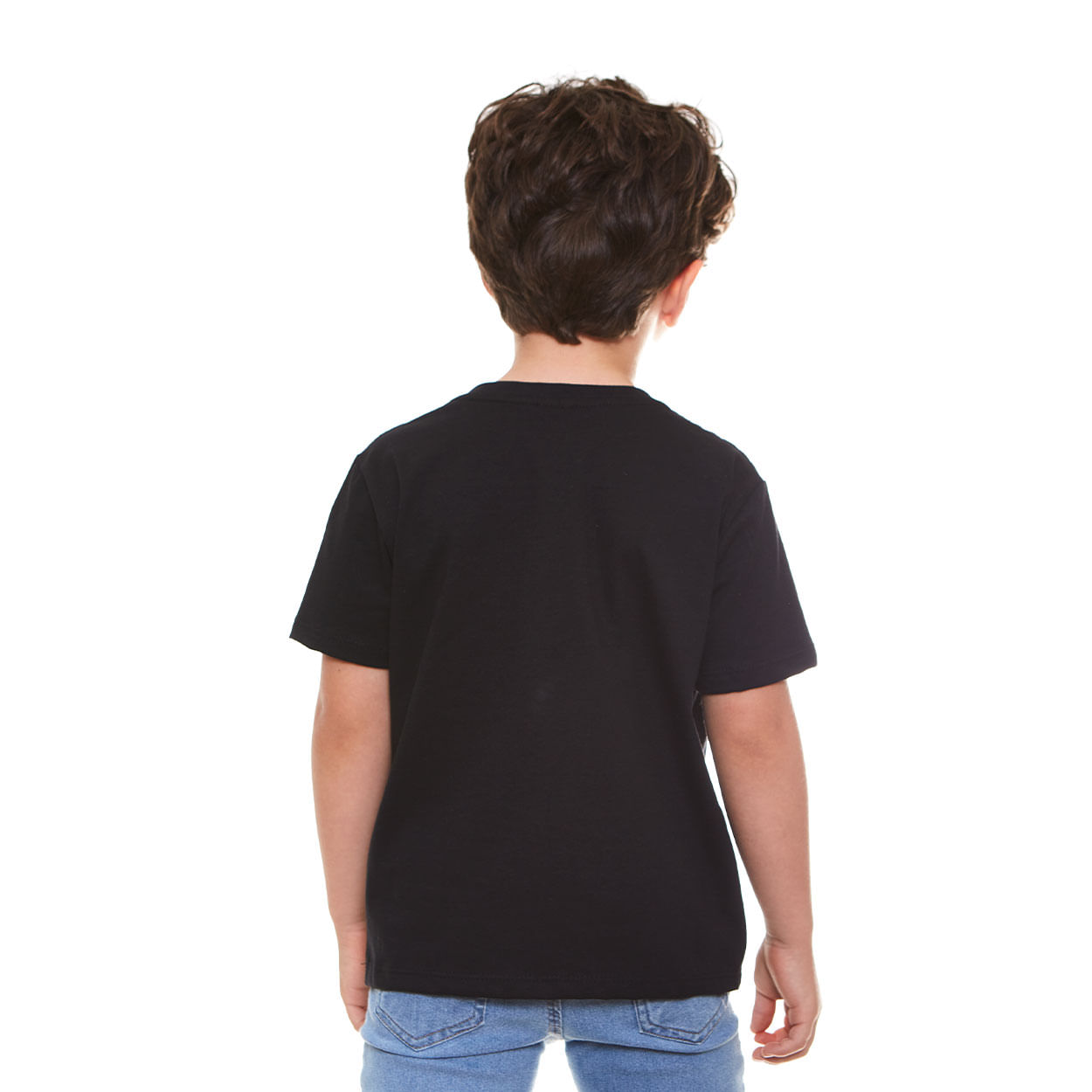 Camiseta Infantil Se uniu a mim,Eu protegerei,livrarei,pois conhece Meu nome MS9433 - Outlet - Preto  