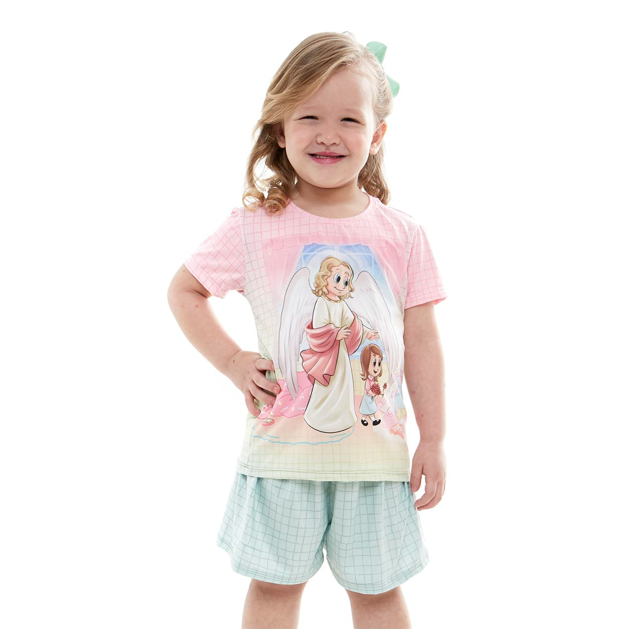 Pijama Infantil Anjo da Guarda PJ11282 - Estampado  