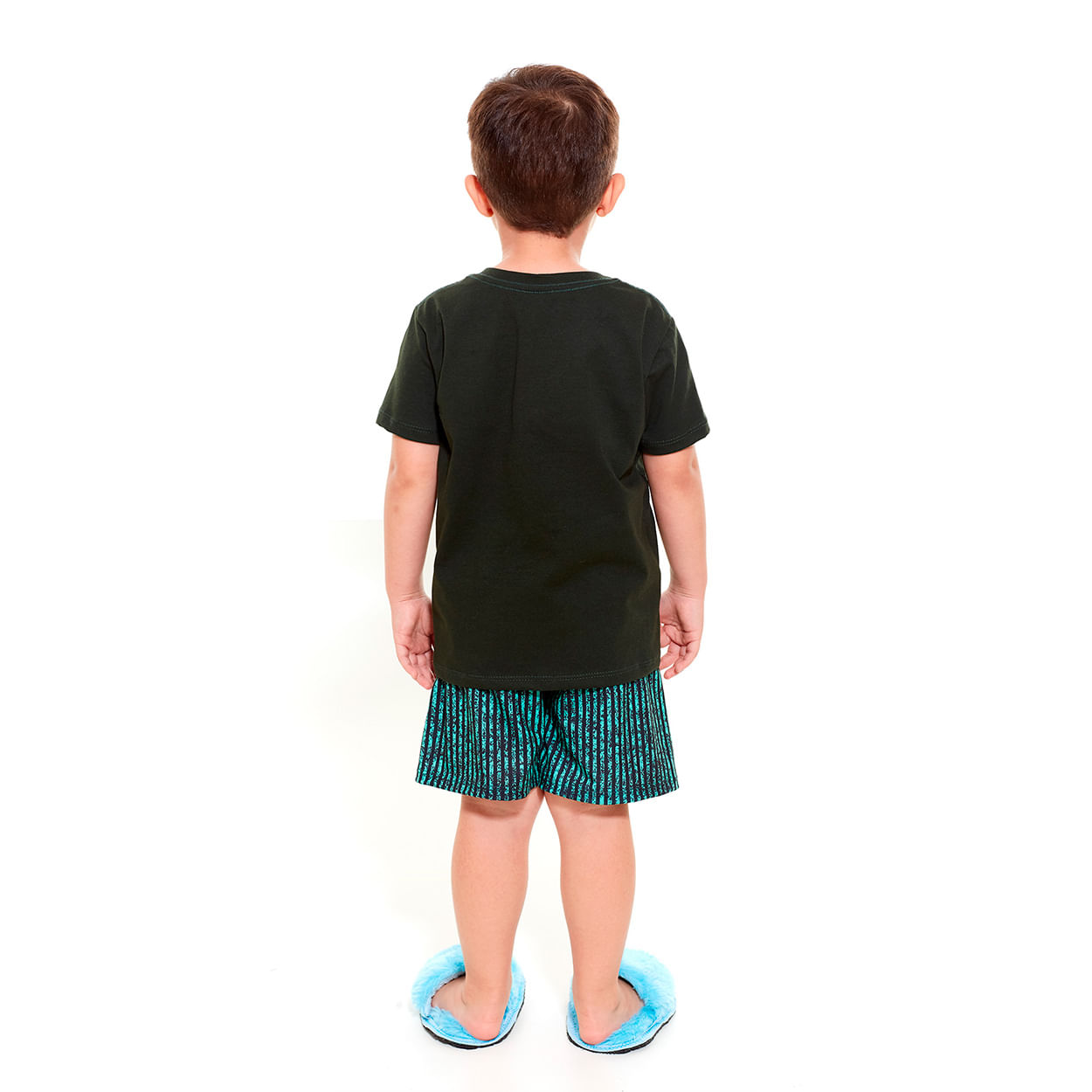 Pijama infantil Filho tenha bom ânimo Jo 16,33 PJ9559 - Verde  