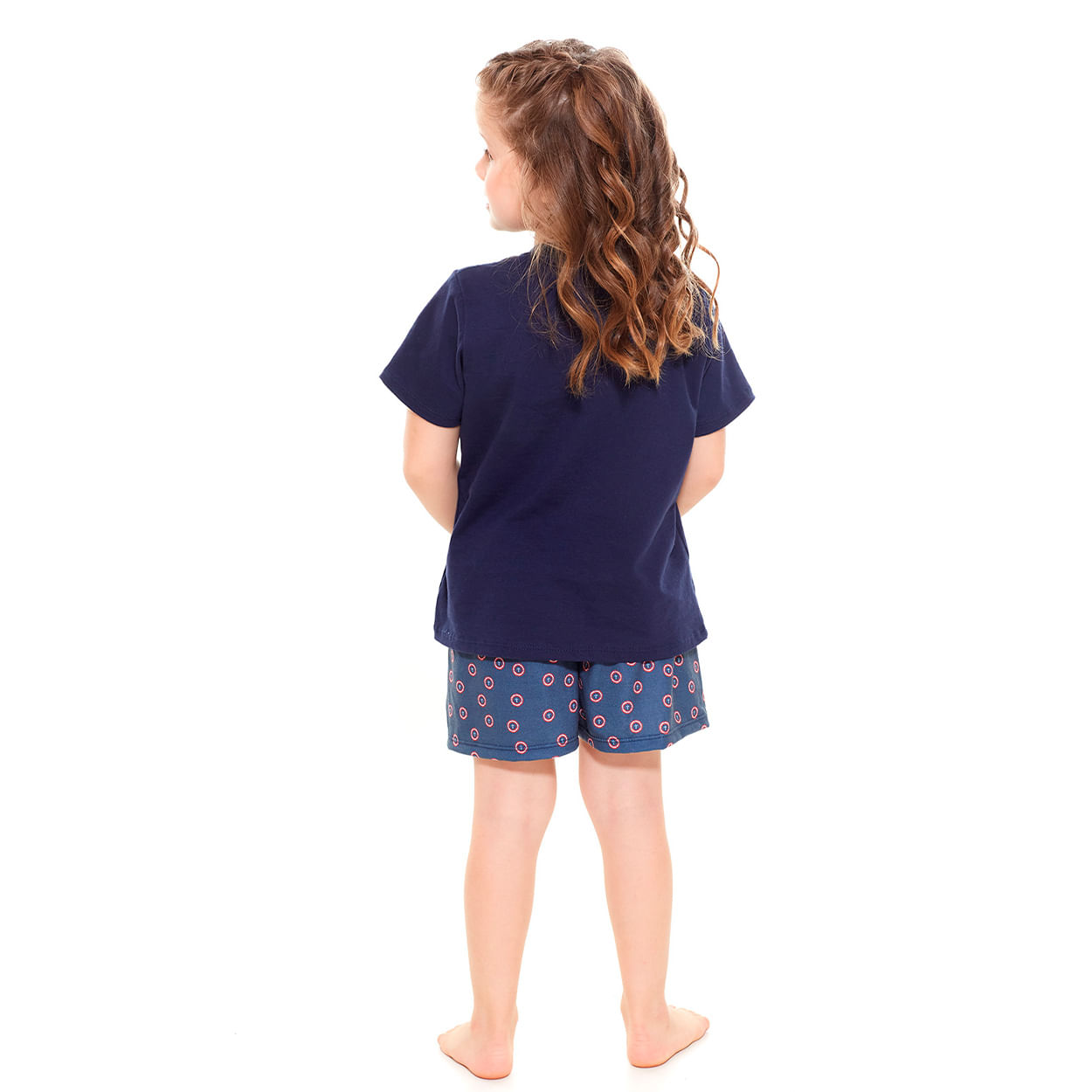 Pijama infantil Protegida PJ9875 - Azul Marinho  