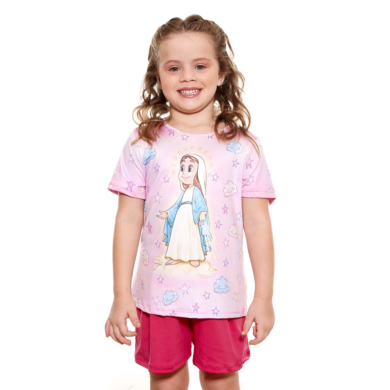 Pijama infantil Gracinha PJ9879 - Rosa Pink  