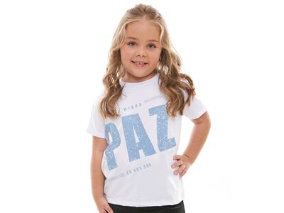 Camiseta Infantil Juvenil A Minha Paz Eu Vos Dou MS11845