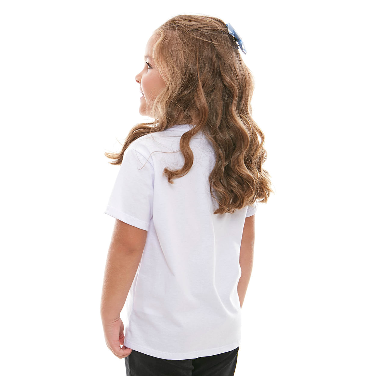 Camiseta Infantil Juvenil A Minha Paz Eu Vos Dou MS11845 - Branco  