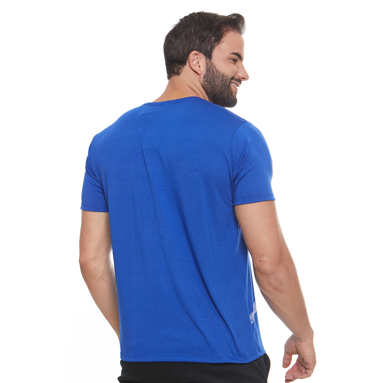 Camiseta A Minha Paz Eu Vos Dou MS11405 - Azul  