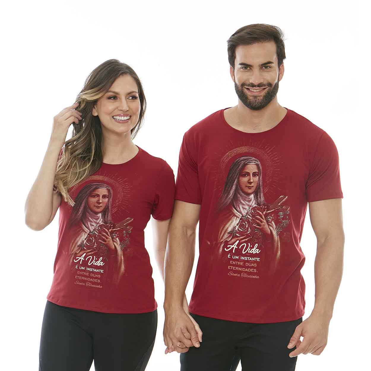 Camiseta Santa Teresinha DV11885 - Vermelho  