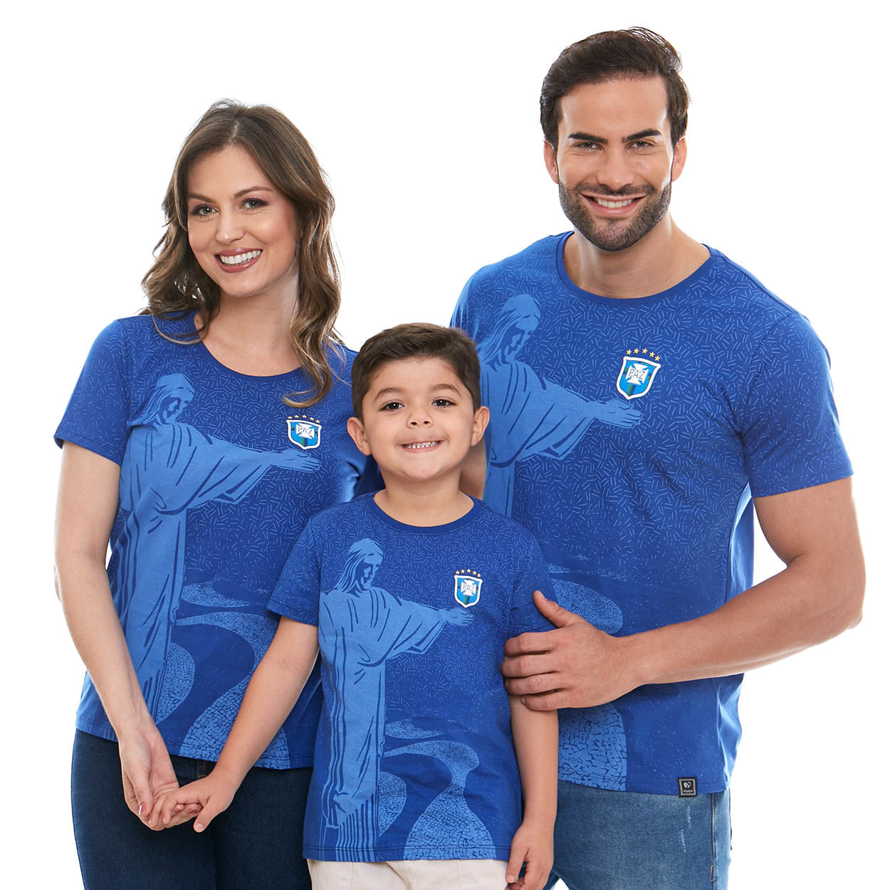 Baby Look Cristo Redentor MS11715 - Azul  