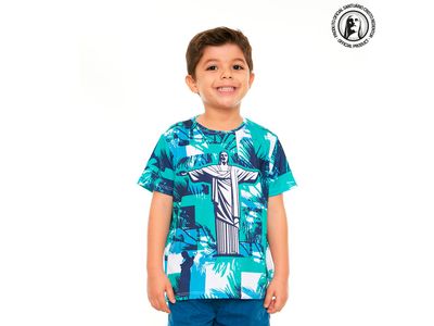 Camiseta Infantil Cristo Redentor DV12045