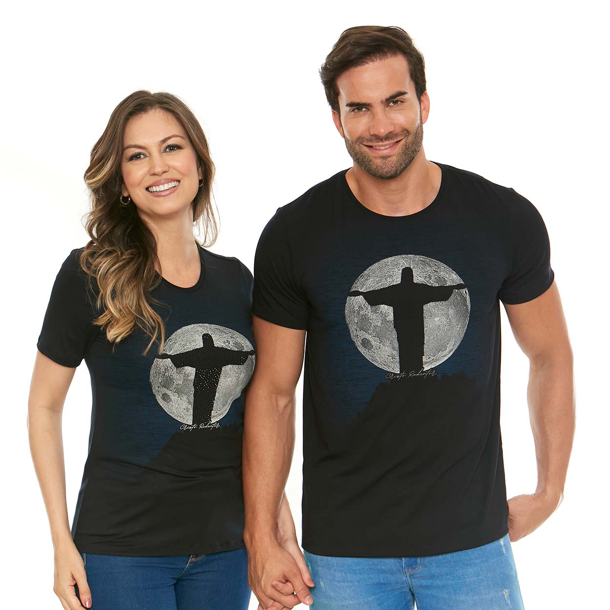 Preto  - Camiseta Cristo Redentor DV12048