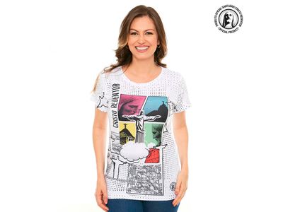 Baby Look Cristo Redentor DV12035