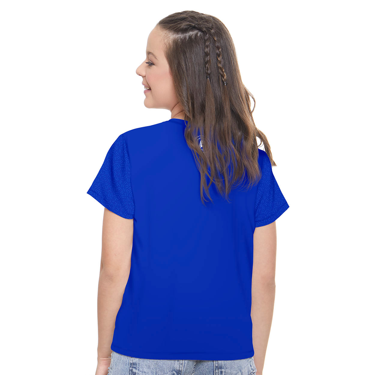 Camiseta Infanto Juvenil Cristo Redentor MS11698 - Azul  