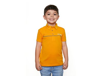 Camiseta Gola Polo infantil Obra-prima de Deus GMP9682