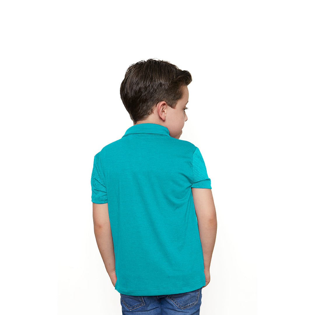 Camiseta Gola Polo infantil Manda teus Anjos GMP9687 - VD Turco  