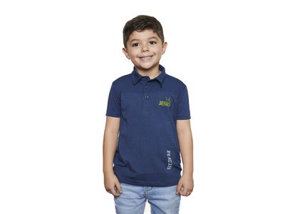 Camiseta Gola Polo infantil Jesus Rei dos Reis GMP9688