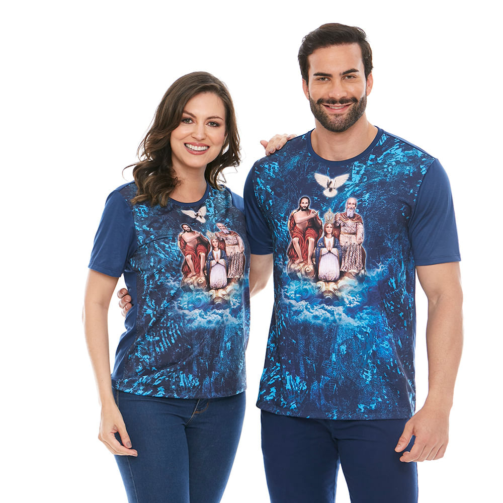 Camiseta Divino Pai Eterno DV12194 - Azul Marinho  