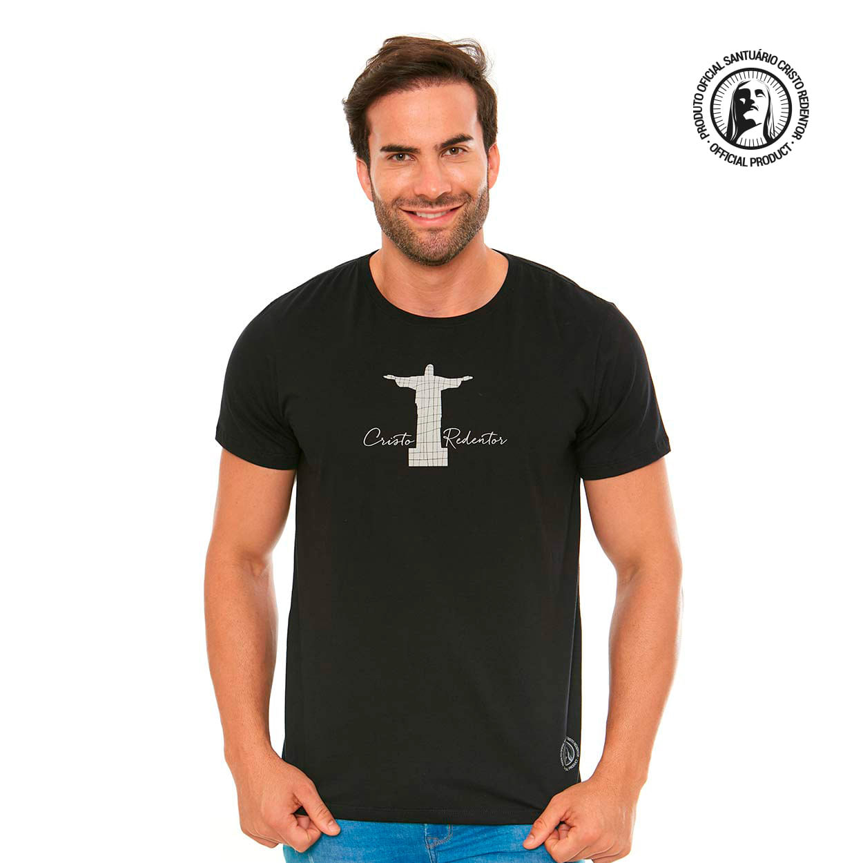 Camiseta Cristo Redentor DV12050 - Preto  