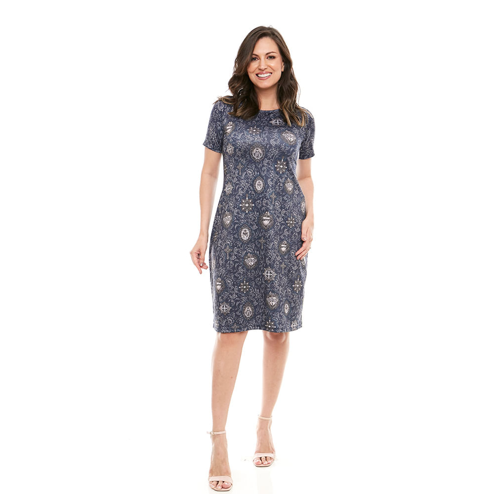 Vestido Devoções DVV12235 - Estampado  