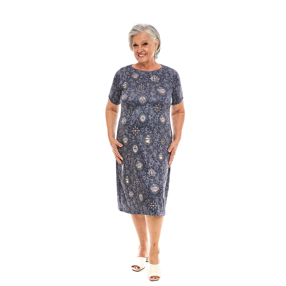 Vestido Devoções DVV12235 - Estampado  