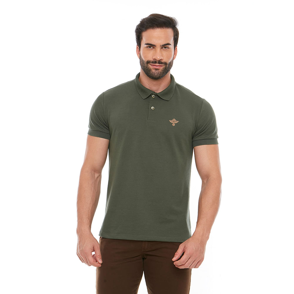 Verde  - Camiseta Gola Polo Espírito Santo GMP11630