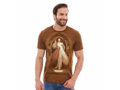 Camiseta Jesus Misericordioso Slim DV12333