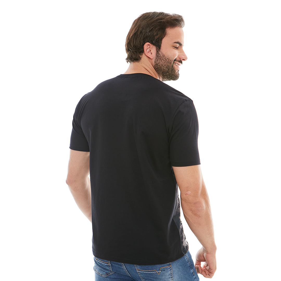 Preto  - Camiseta Jesus DV12284