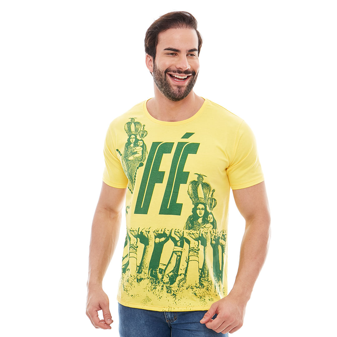 Camiseta Círio de Nazaré DV12371 - Amarelo  