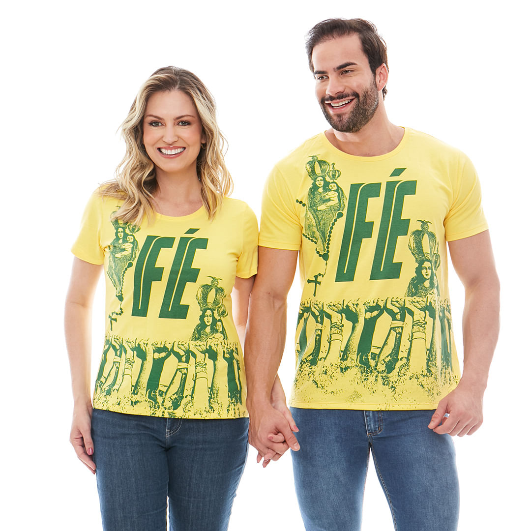 Camiseta Círio de Nazaré DV12371 - Amarelo  