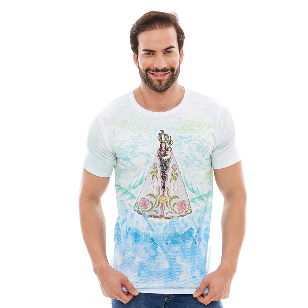 Branco  - Camiseta Círio de Nazaré DV12330