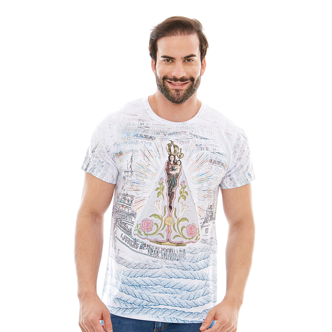 Camiseta Círio de Nazaré DV12321 - Branco  