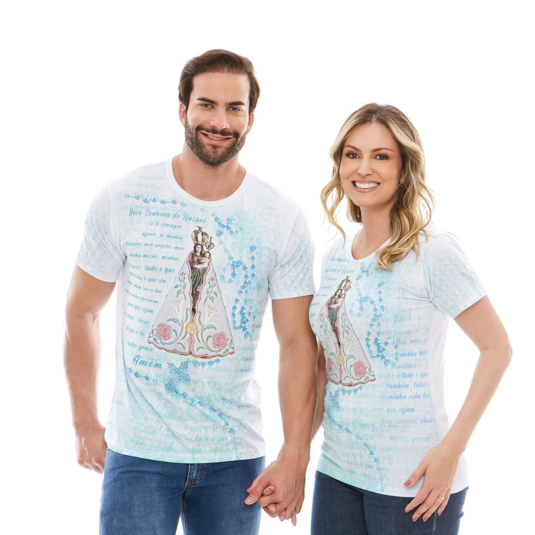 Branco  - Camiseta Círio de Nazaré DV12327