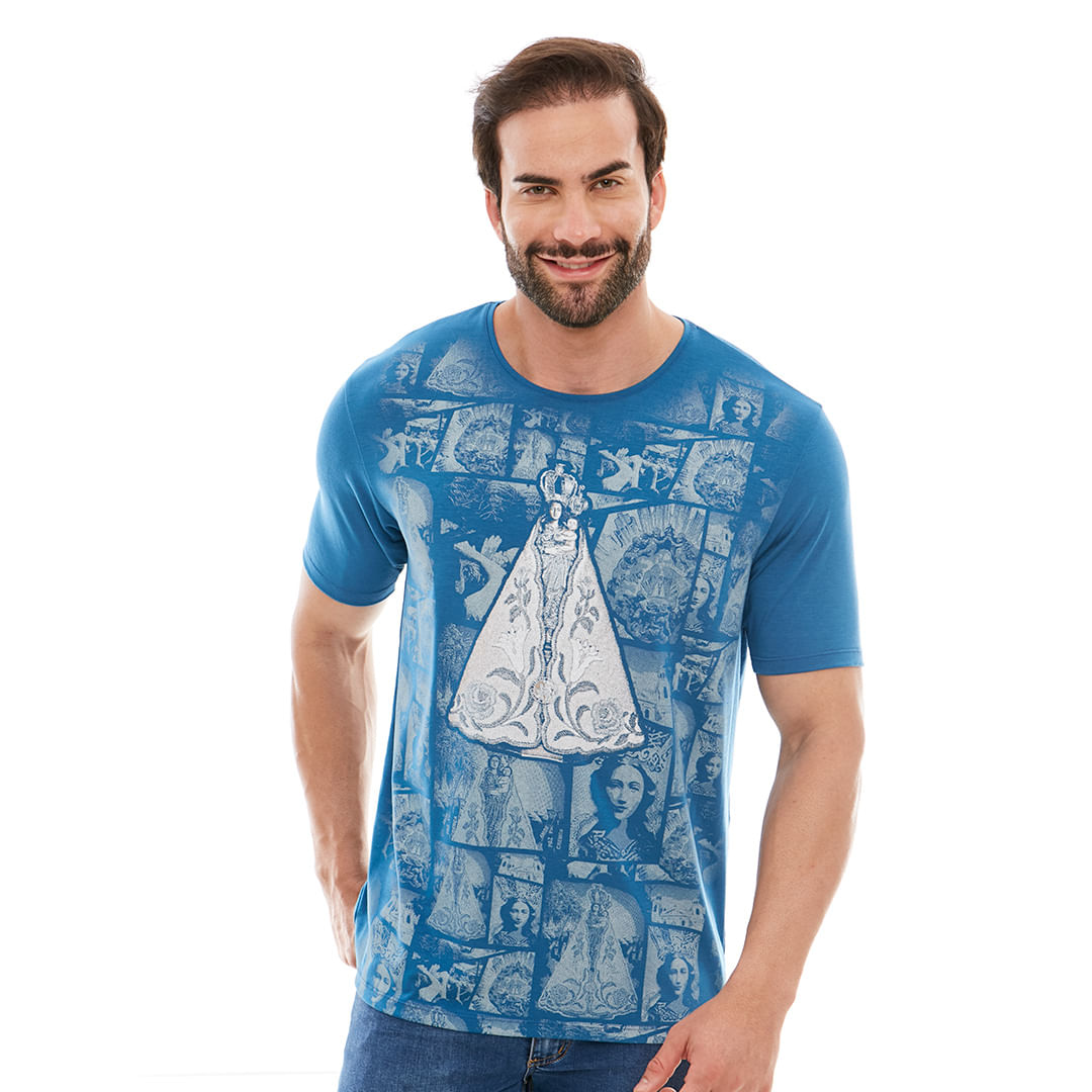 Camiseta Círio de Nazaré DV12305 - Azul  