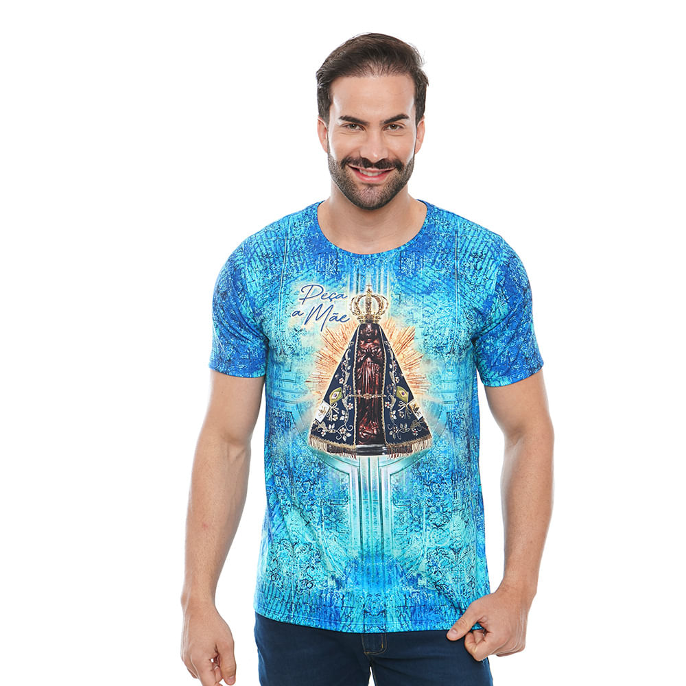 Camiseta Peça a Mãe que o Filho Atende DV12434 - Estampado  