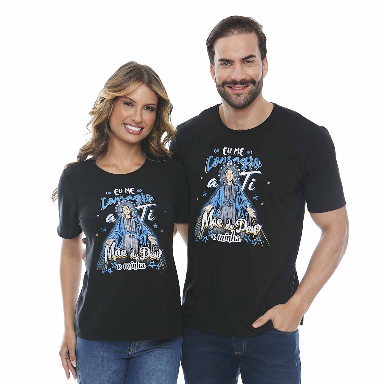 Camiseta Nossa Senhora das Graças DV12390 - Preto  