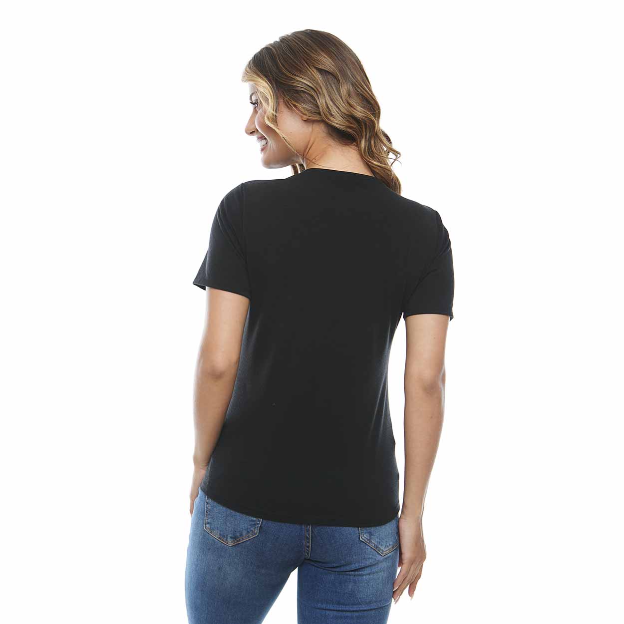 Preto  - Baby look Totus Tuus DV12389