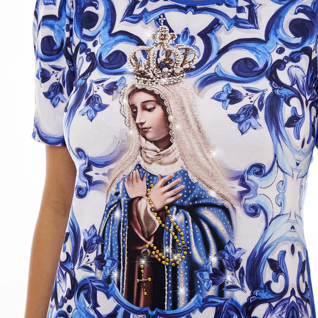 Blusa Nossa Senhora do Rosário FS12596 - Azul  