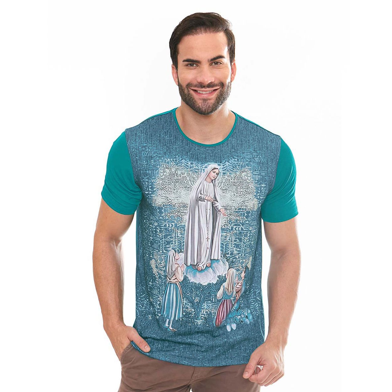 VD Turco  - Camiseta Nossa Senhora de Fátima DV12058