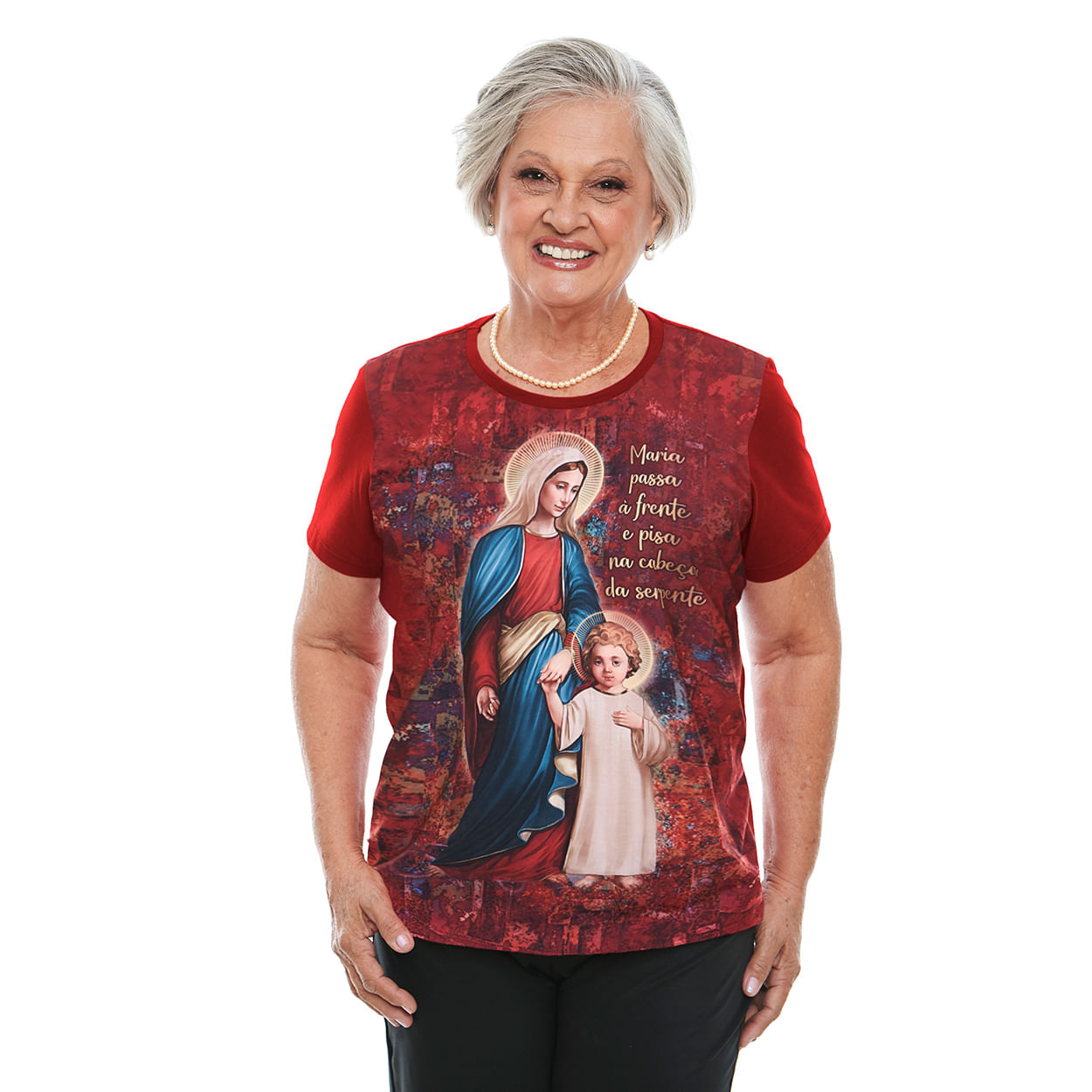 Camiseta Maria Passa a Frente DV12179 - Vermelho  