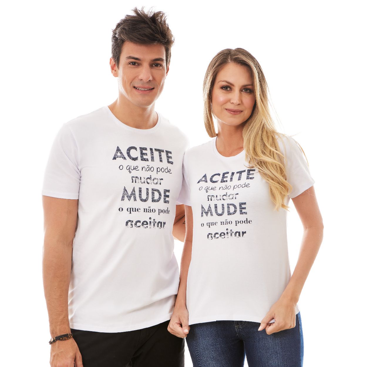 Baby Look Aceite o que não pode mudar MS4245 - OUTLET - Branco  