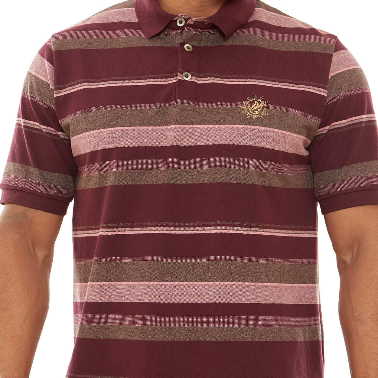 Vinho  - Camiseta Gola Polo Espirito Santo GMP13057