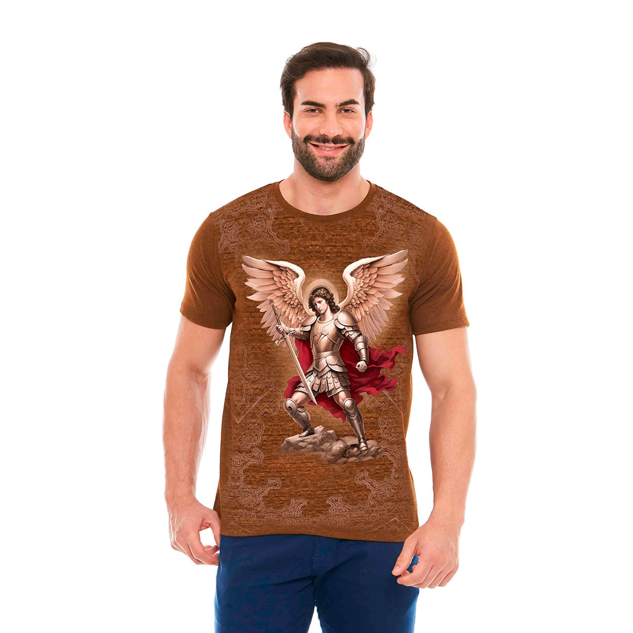 Camiseta São Miguel Arcanjo DV13020 - Caqui  