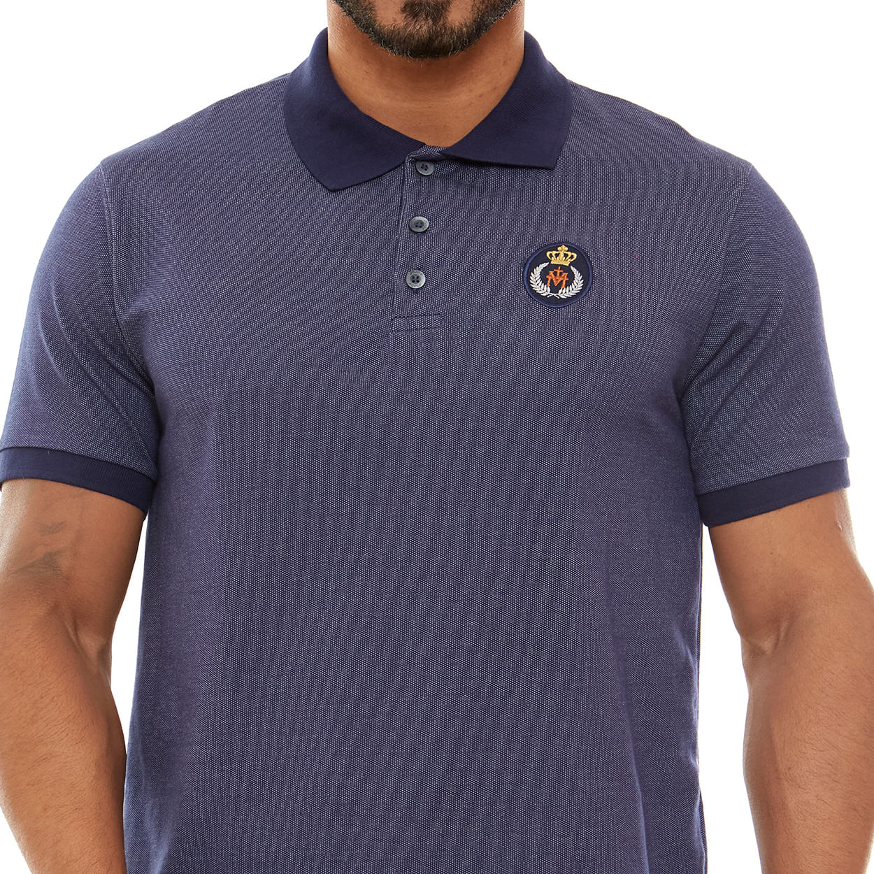 Camiseta Gola Polo M Mariano GMP13172 - Azul  