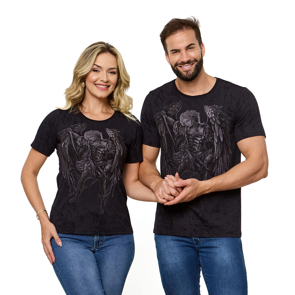 Camiseta São Miguel Arcanjo DV13284 - Preto  